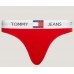 Tommy Hilfiger γυναικείο thong, κανονική γραμμή 49%polyester, 40%cotton, 11%elastane UW0UW04956 XNL